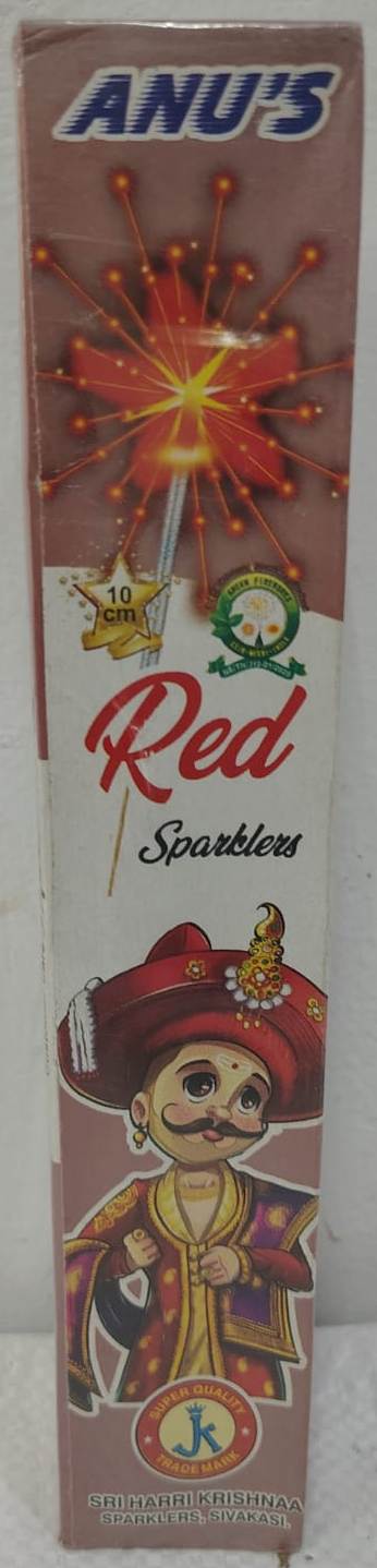 10 Cm Red Sparklers